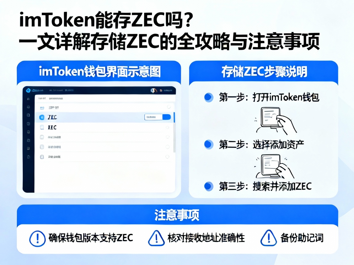 imToken能存ZEC吗？一文详解存储ZEC的全攻略与注意事项