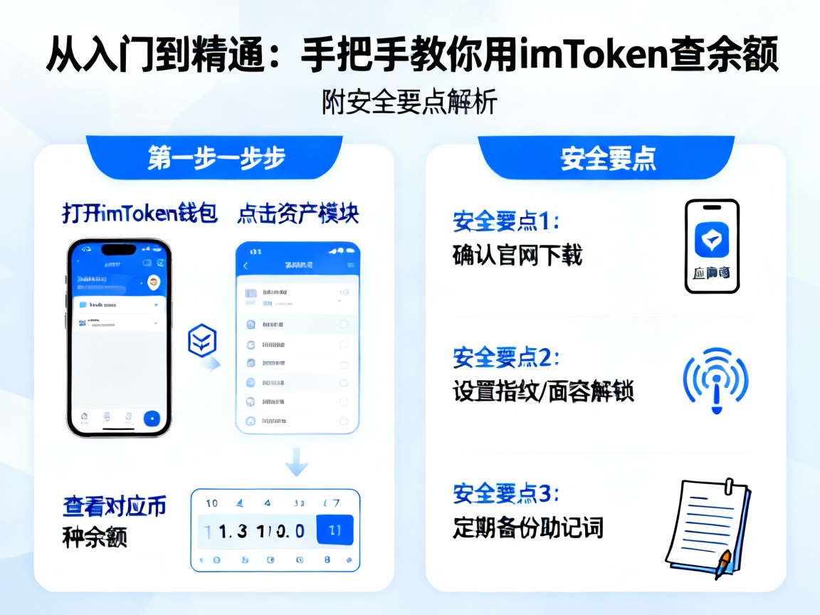 从入门到精通，手把手教你用imToken查余额，附安全要点解析