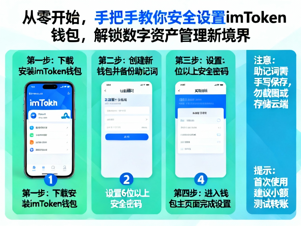 从零开始，手把手教你安全设置imToken钱包，解锁数字资产管理新境界