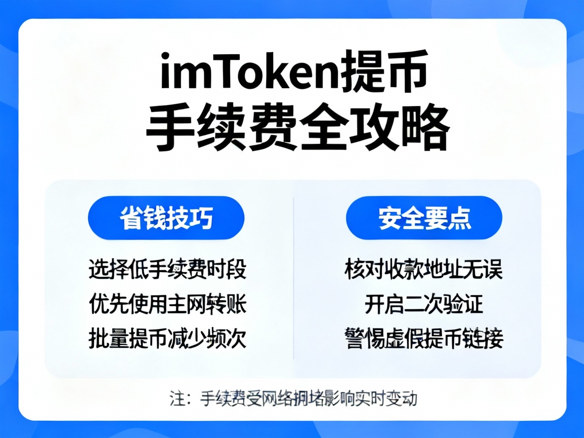 imToken 提币手续费全攻略，揭秘省钱技巧与安全要点