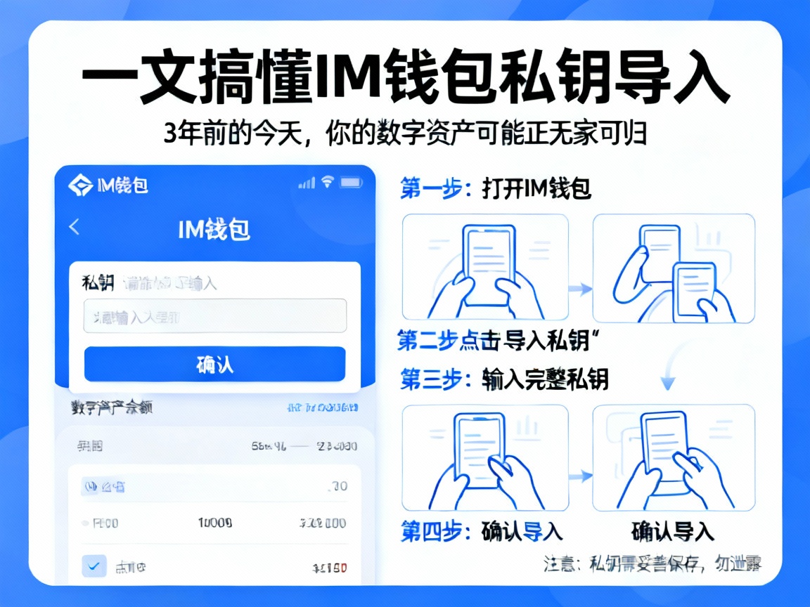 一文搞懂IM钱包私钥导入，3年前的今天，你的数字资产可能正无家可归