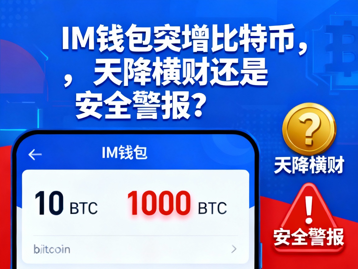 IM钱包突增比特币，天降横财还是安全警报？