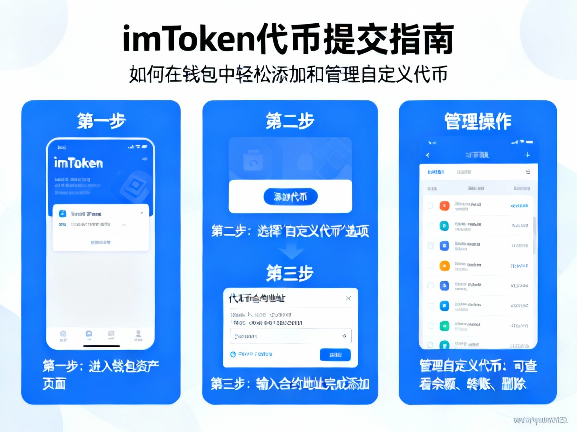 imToken代币提交指南，如何在钱包中轻松添加和管理自定义代币