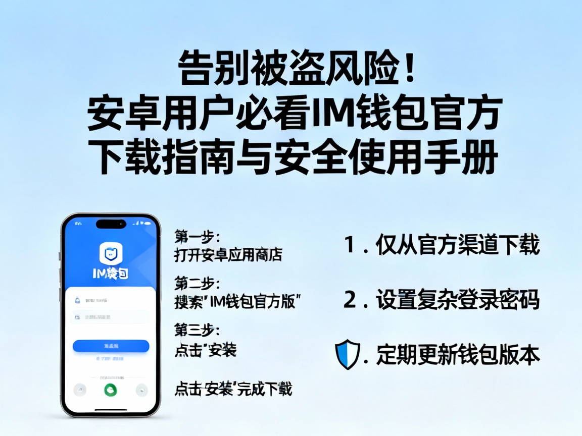 告别被盗风险！安卓用户必看，IM钱包最全官方下载指南与安全使用手册