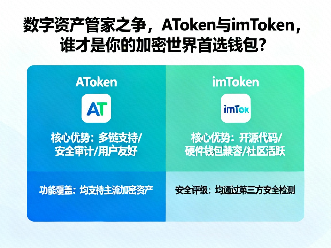 数字资产管家之争，AToken与imToken，谁才是你的加密世界首选钱包？