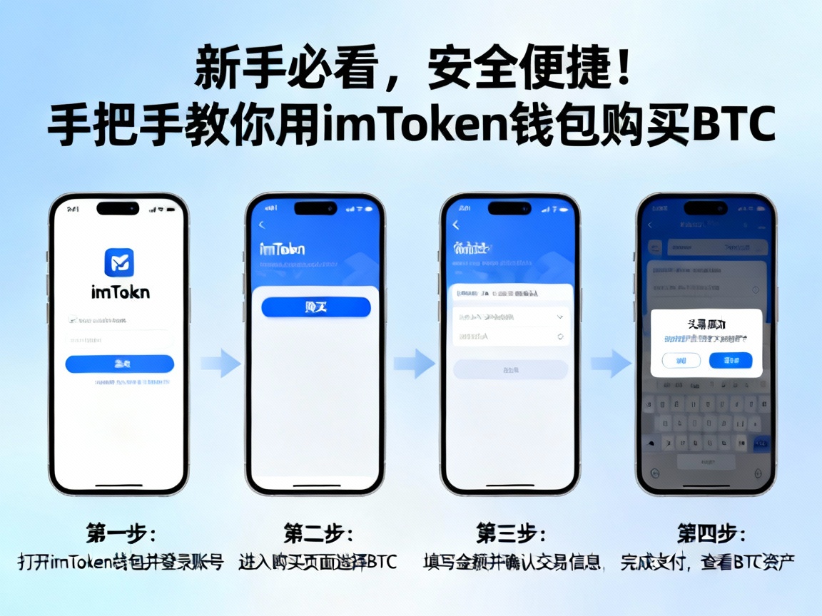 新手必看，安全便捷！手把手教你用imToken钱包购买BTC