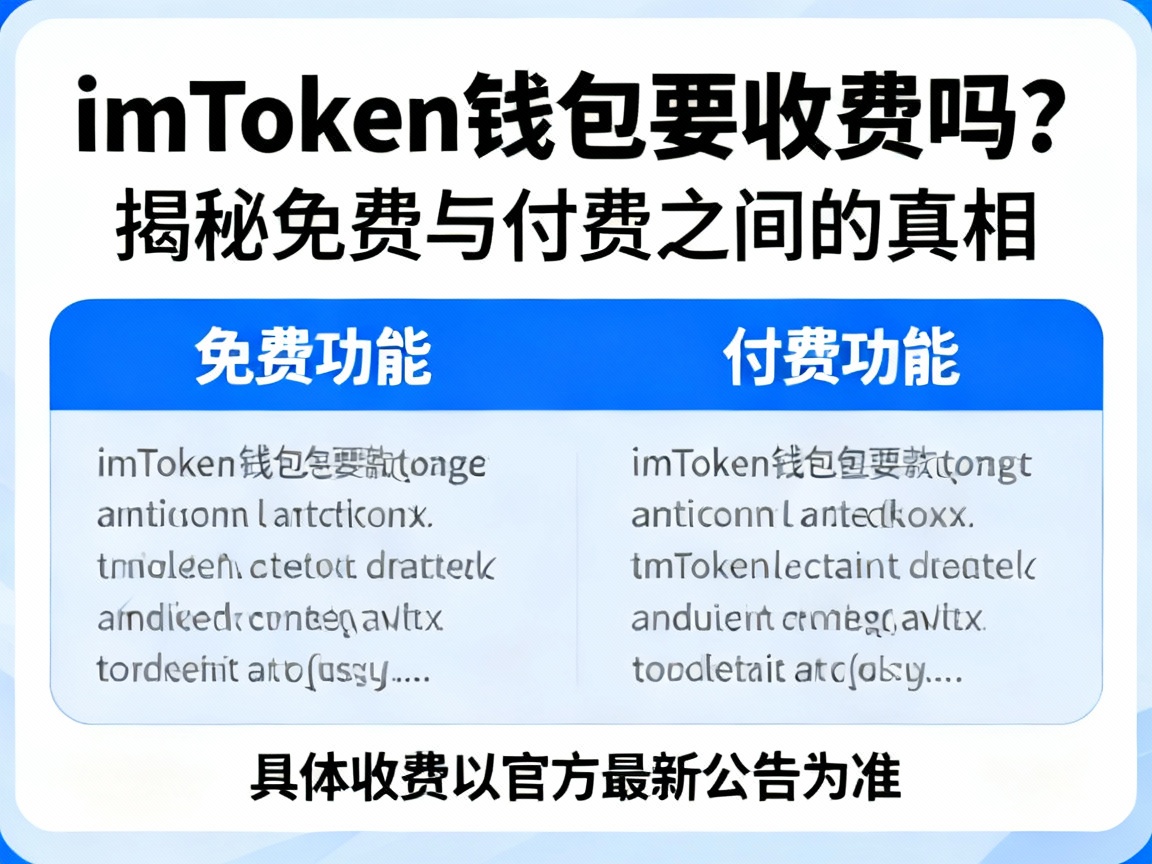 imToken钱包要收费吗？揭秘免费与付费之间的真相