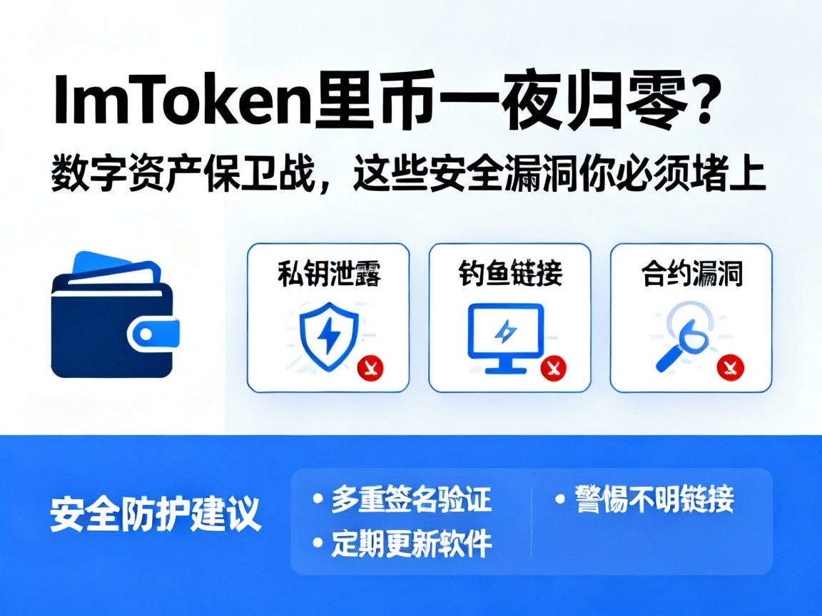 ImToken里币一夜归零？数字资产保卫战，这些安全漏洞你必须堵上