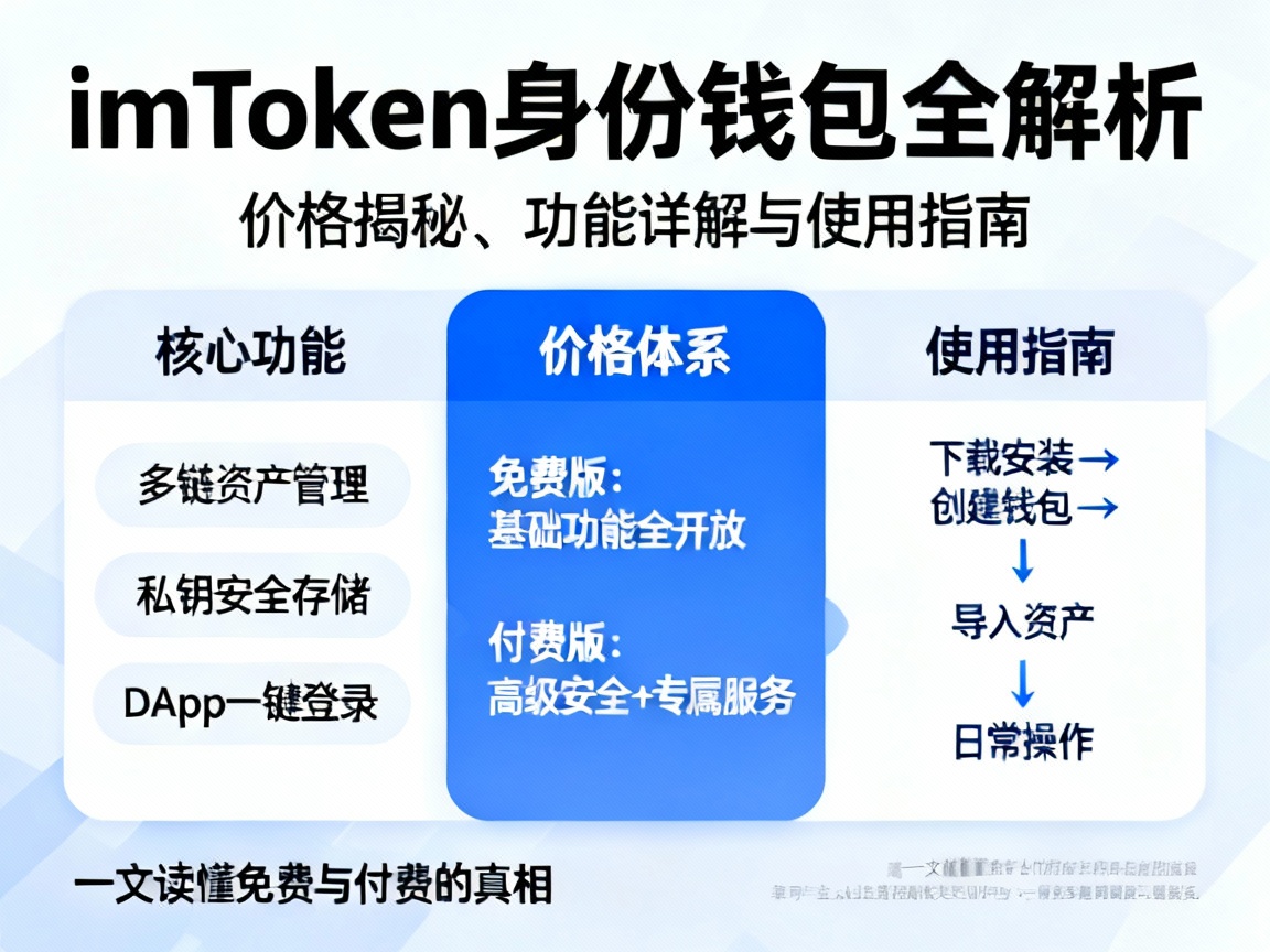 imToken身份钱包全解析，价格揭秘、功能详解与使用指南，一文读懂免费与付费的真相