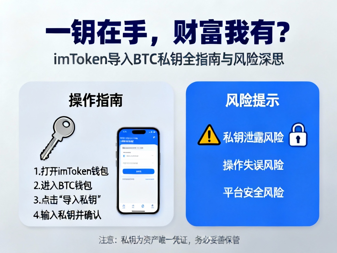 一钥在手，财富我有？imToken导入BTC私钥全指南与风险深思
