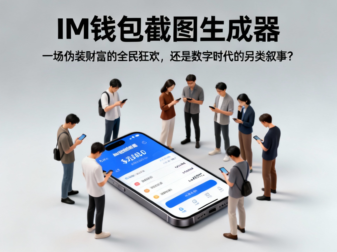 IM钱包截图生成器，一场伪装财富的全民狂欢，还是数字时代的另类叙事？
