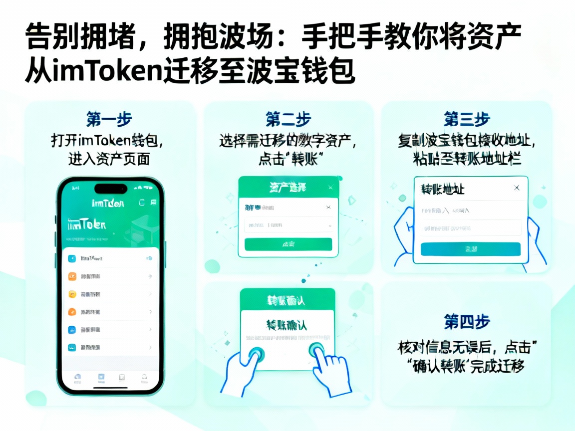 告别拥堵，拥抱波场，手把手教你将资产从imToken迁移至波宝钱包