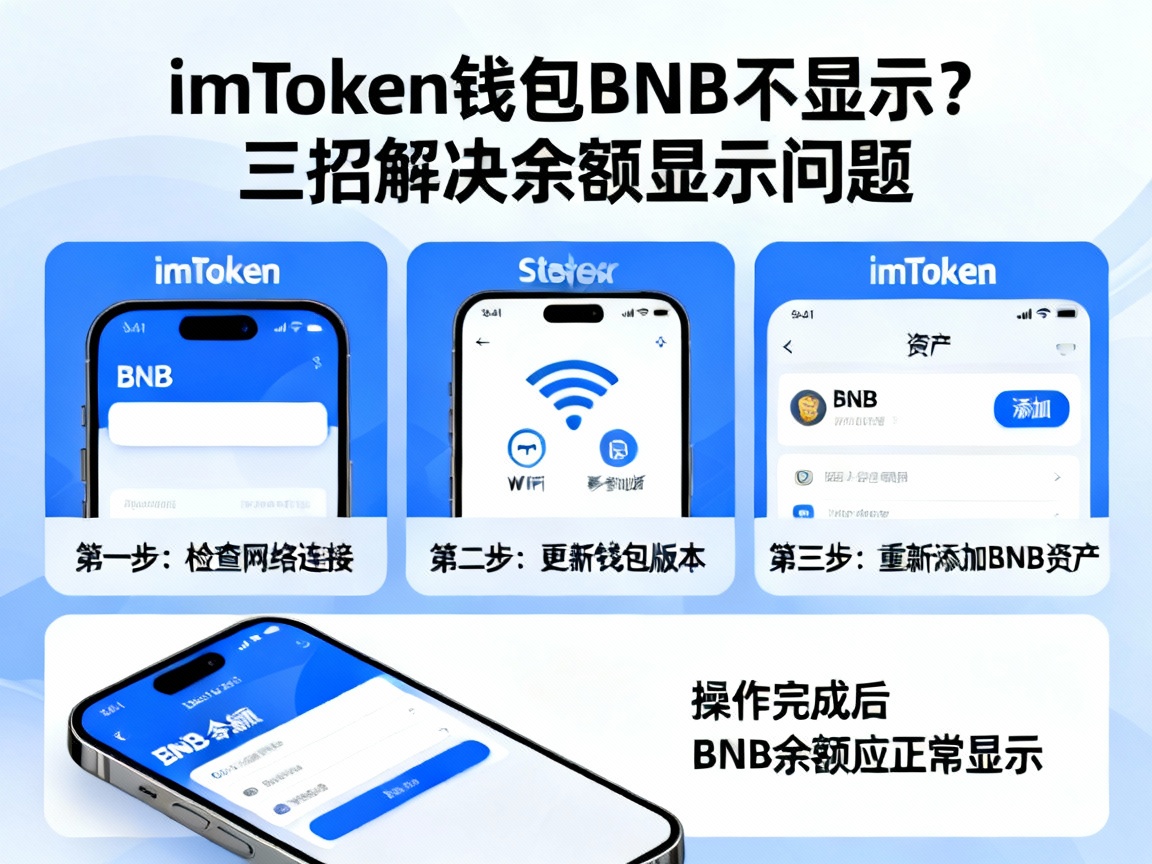 imToken钱包BNB不显示？三招解决余额显示问题