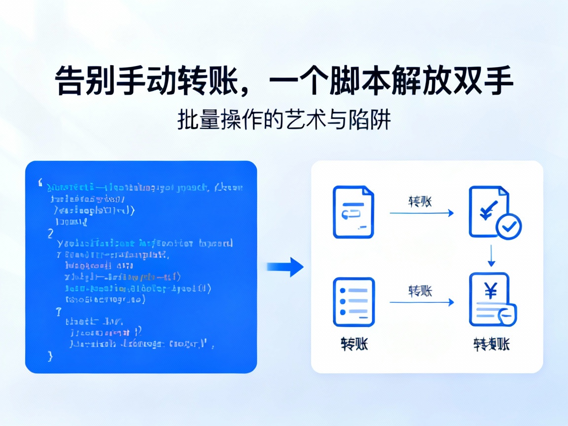 告别手动转账，一个脚本解放双手，批量操作的艺术与陷阱