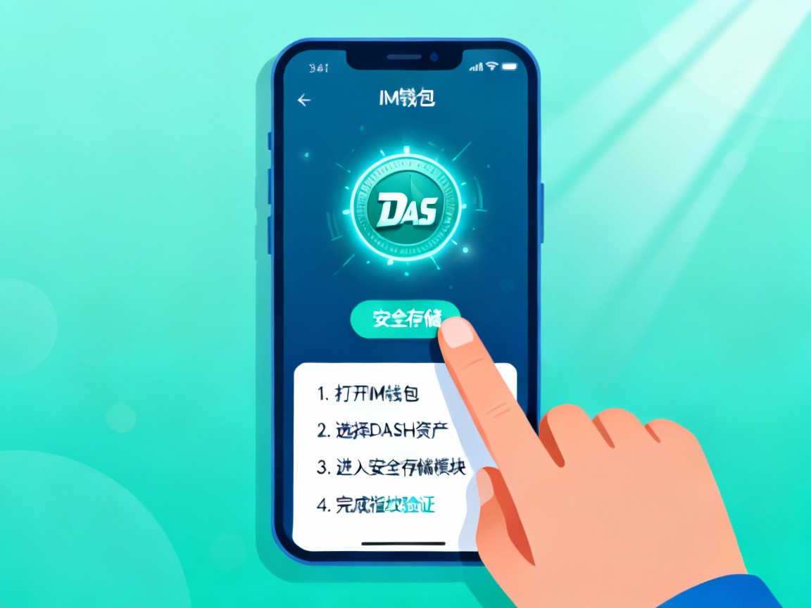 指尖上的加密资产，如何在IM钱包中安全存储DASH，实现数字财富的便捷管理
