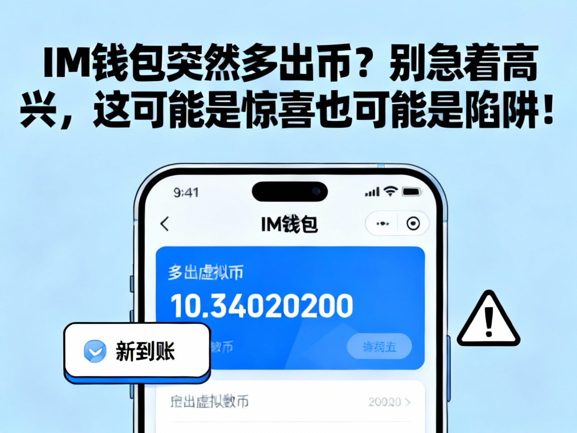 IM钱包突然多出币？别急着高兴，这可能是惊喜也可能是陷阱！