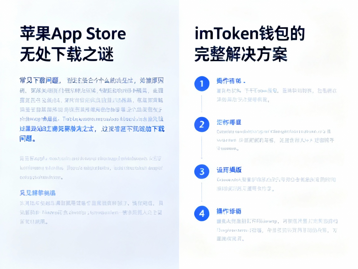 苹果App Store无处下载之谜，imToken钱包的完整解决方案