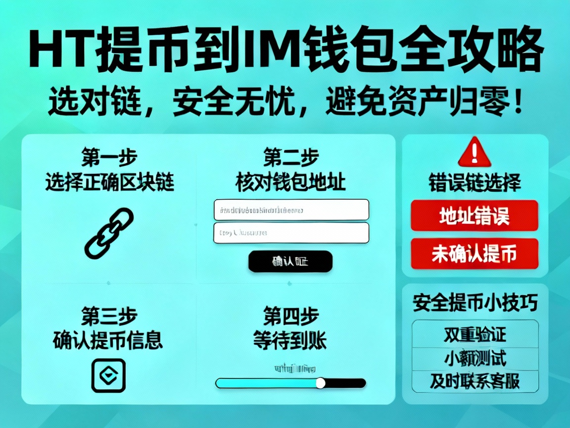 HT提币到IM钱包全攻略，选对链，安全无忧，避免资产归零！
