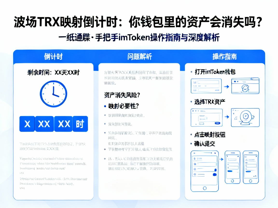 波场TRX映射倒计时，一纸通牒，你钱包里的资产会消失吗？手把手imToken操作指南与深度解析