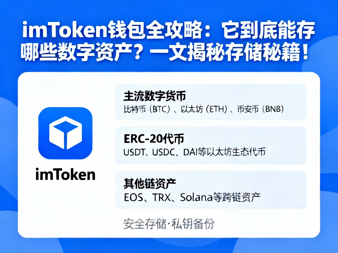 imToken钱包全攻略，它到底能存哪些数字资产？一文揭秘存储秘籍！