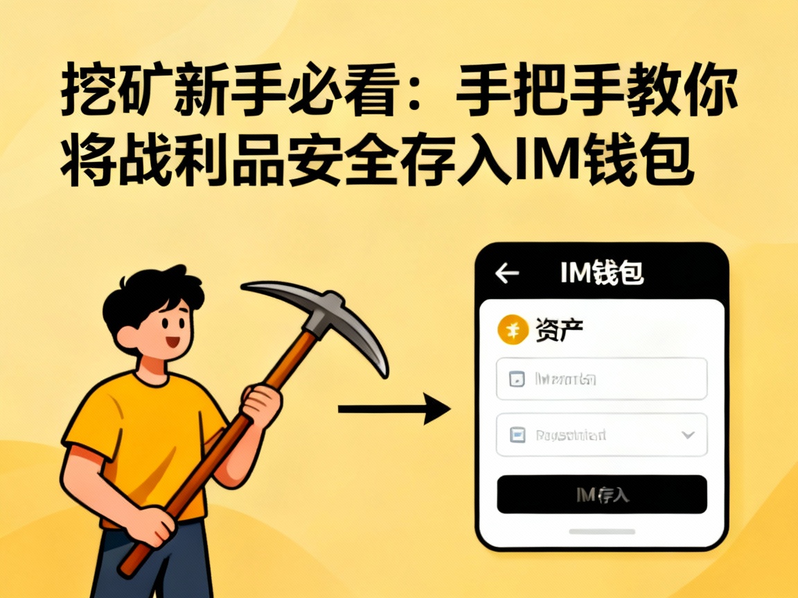 挖矿新手必看，手把手教你将战利品安全存入IM钱包，告别资产迷路焦虑
