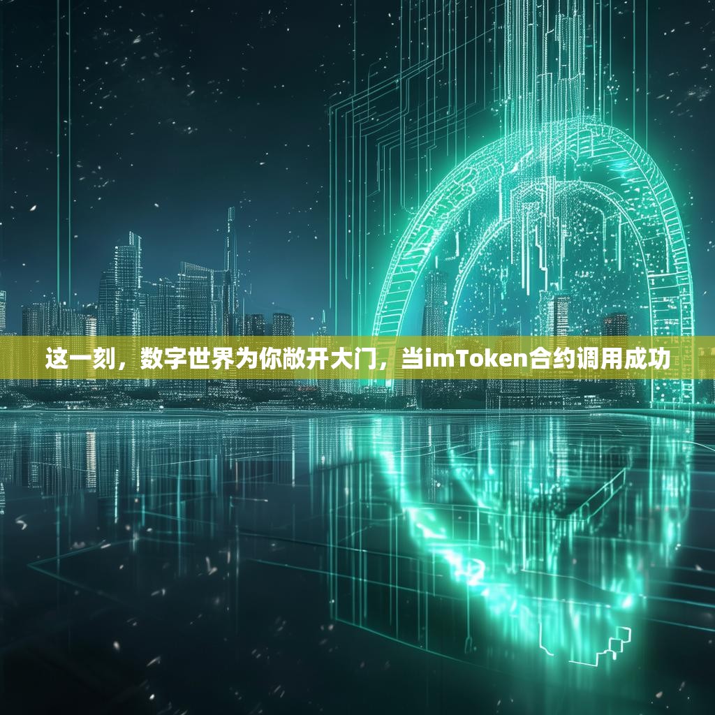 这一刻，数字世界为你敞开大门，当imToken合约调用成功