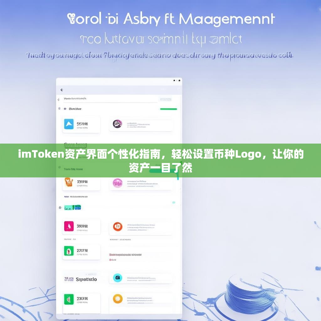 imToken资产界面个性化指南，轻松设置币种Logo，让你的资产一目了然