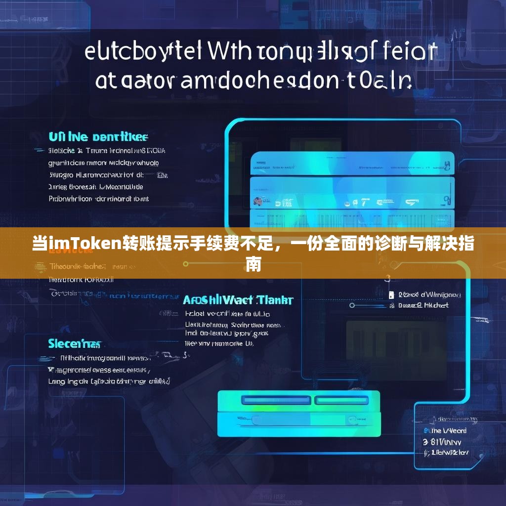 当imToken转账提示手续费不足，一份全面的诊断与解决指南