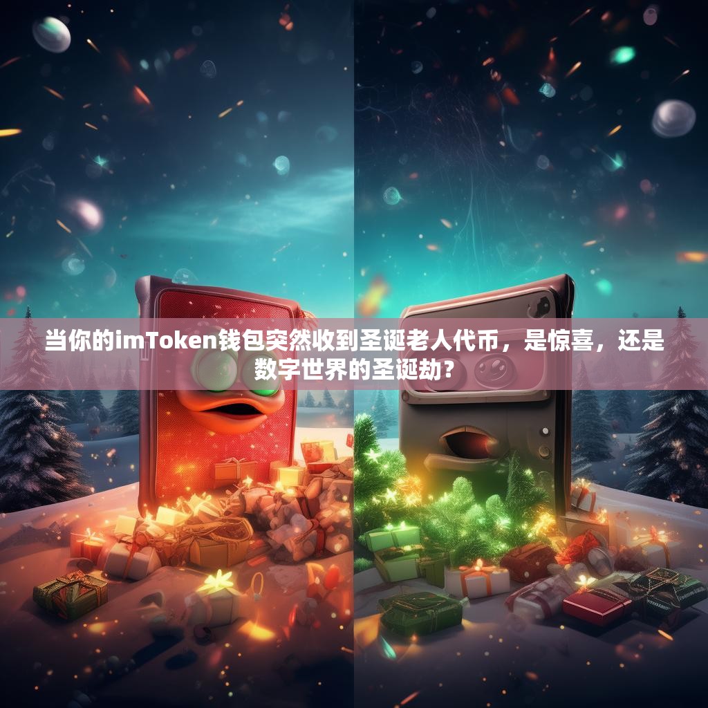当你的imToken钱包突然收到圣诞老人代币，是惊喜，还是数字世界的圣诞劫？