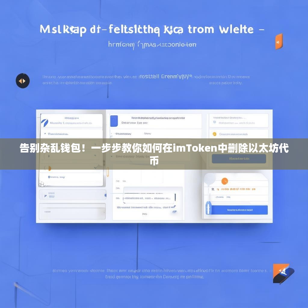 告别杂乱钱包！一步步教你如何在imToken中删除以太坊代币