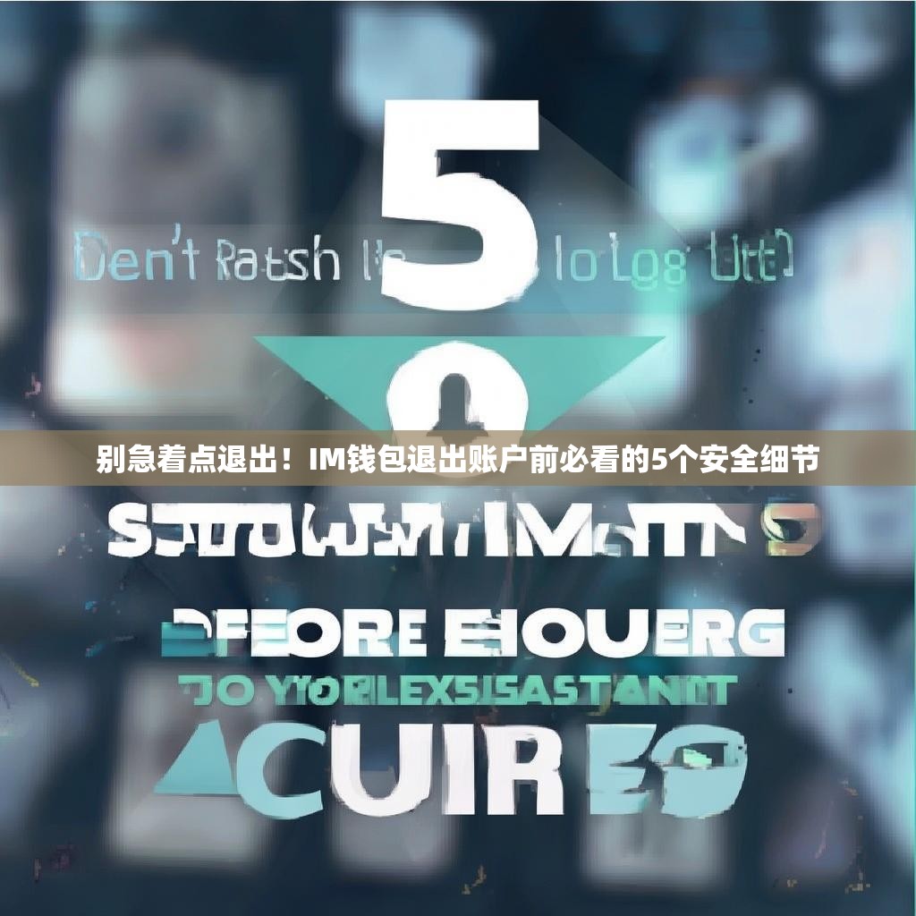 别急着点退出！IM钱包退出账户前必看的5个安全细节