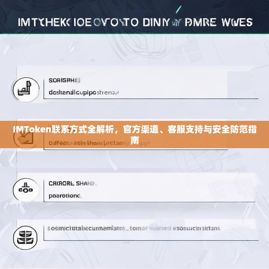 IMToken联系方式全解析，官方渠道、客服支持与安全防范指南