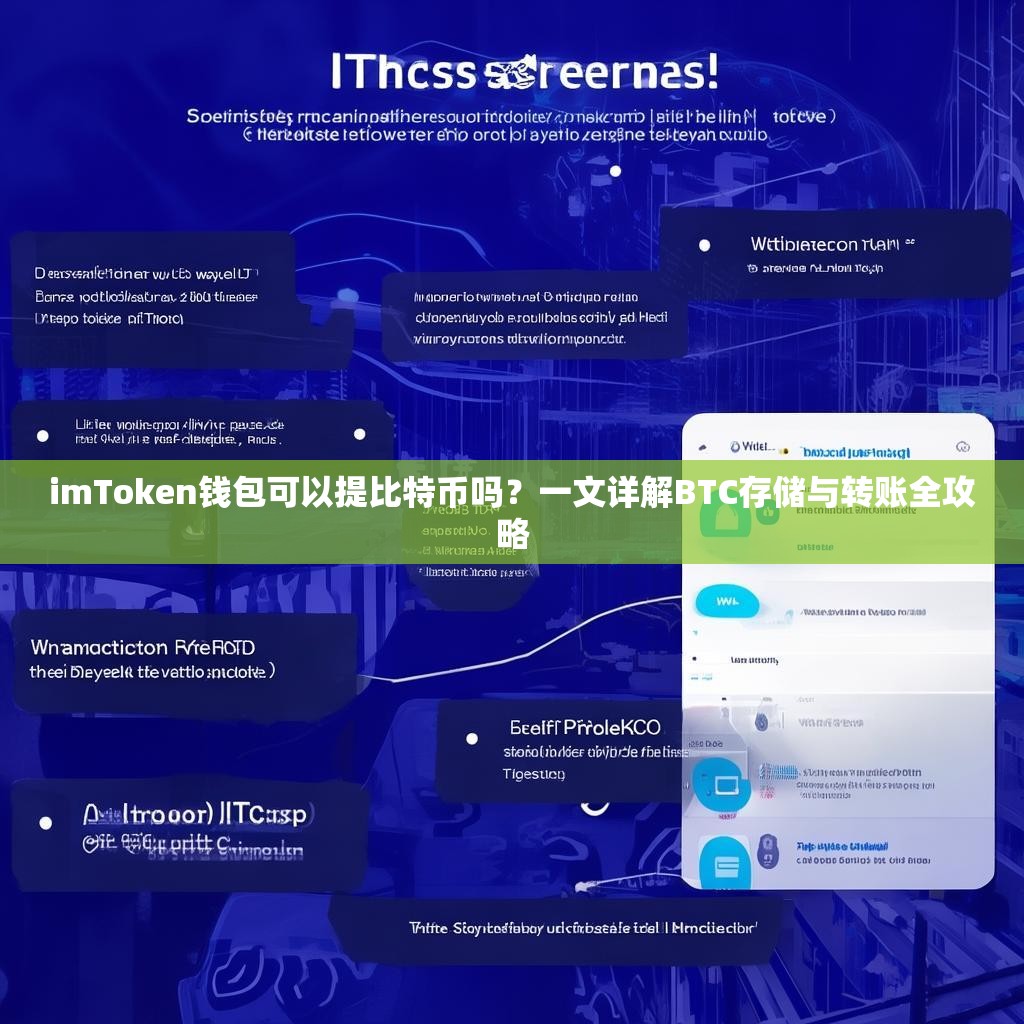 imToken钱包可以提比特币吗？一文详解BTC存储与转账全攻略