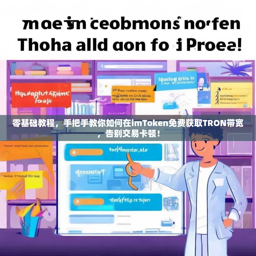 零基础教程，手把手教你如何在imToken免费获取TRON带宽，告别交易卡顿！