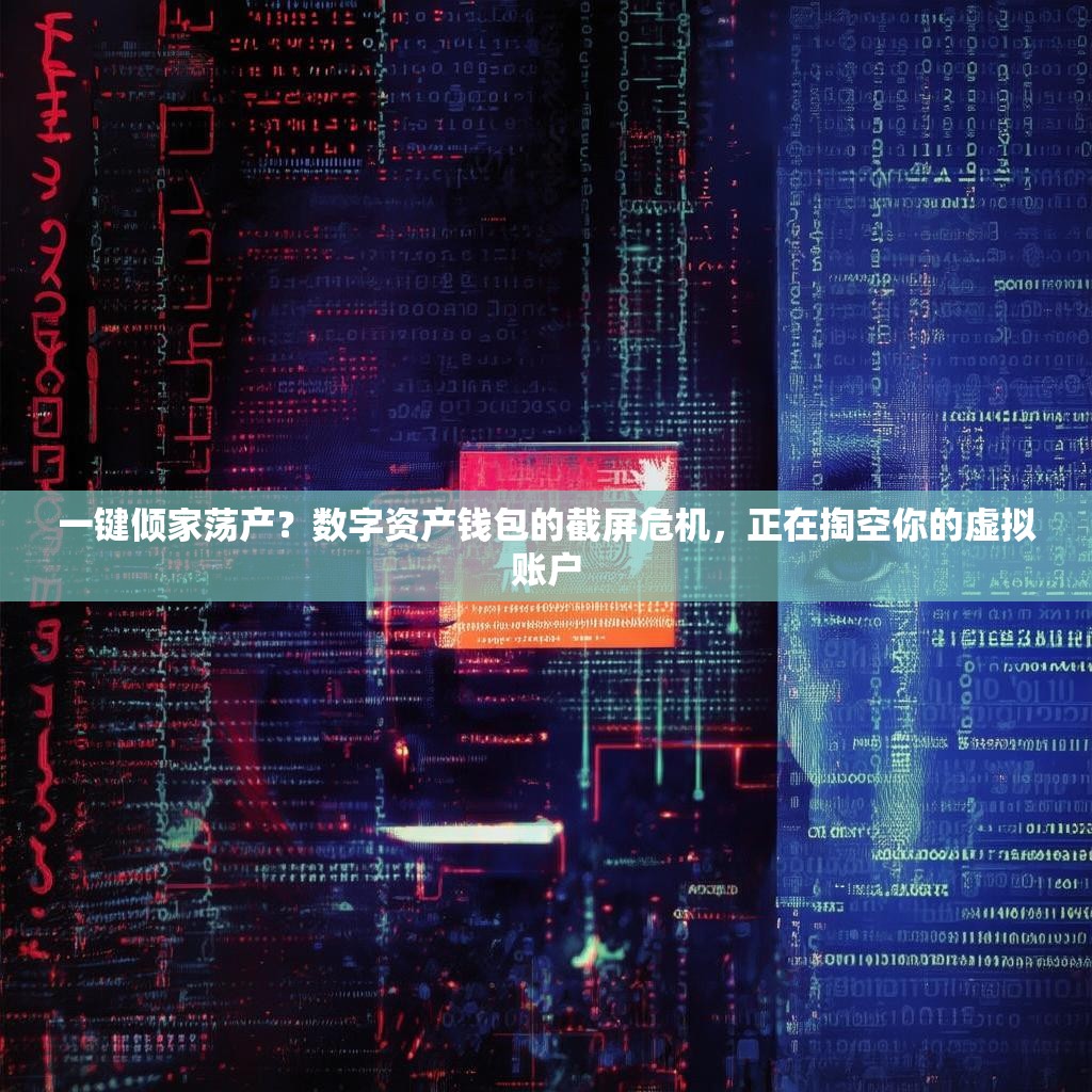 一键倾家荡产？数字资产钱包的截屏危机，正在掏空你的虚拟账户
