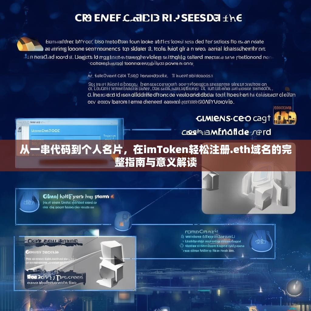从一串代码到个人名片，在imToken轻松注册.eth域名的完整指南与意义解读