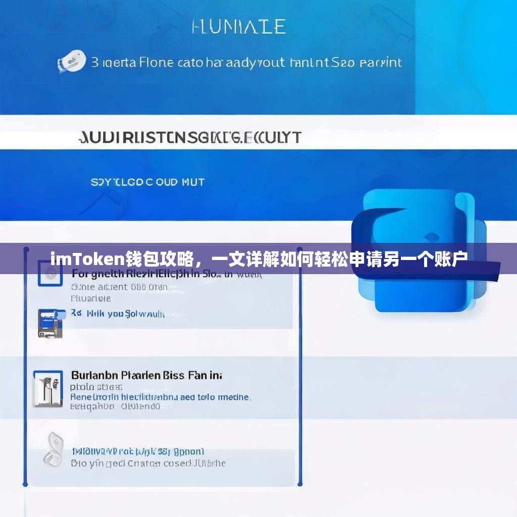 imToken钱包攻略，一文详解如何轻松申请另一个账户