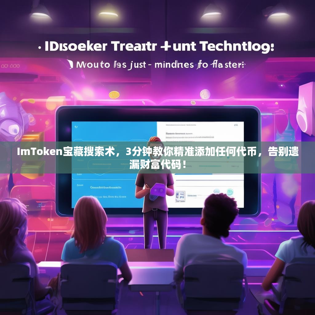ImToken宝藏搜索术，3分钟教你精准添加任何代币，告别遗漏财富代码！