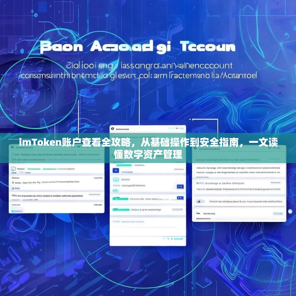 imToken账户查看全攻略，从基础操作到安全指南，一文读懂数字资产管理