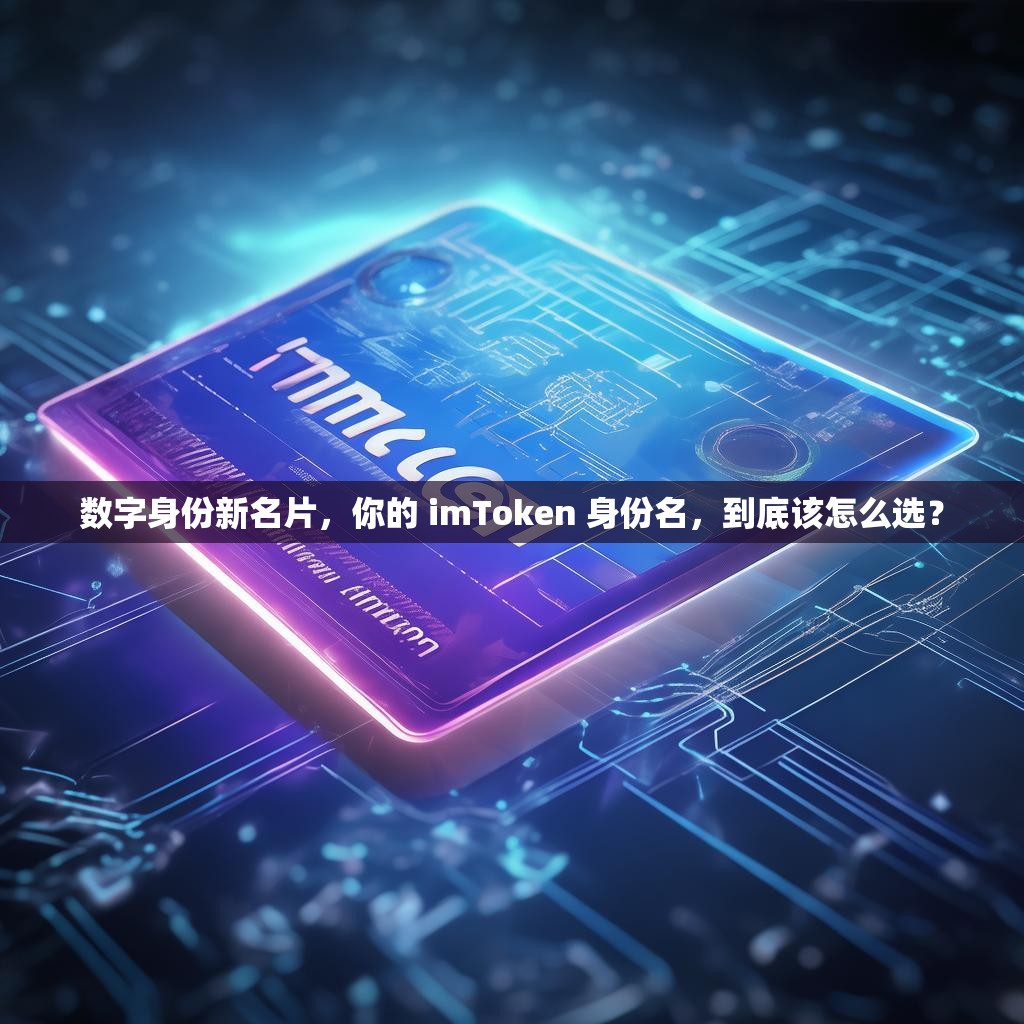 数字身份新名片，你的 imToken 身份名，到底该怎么选？