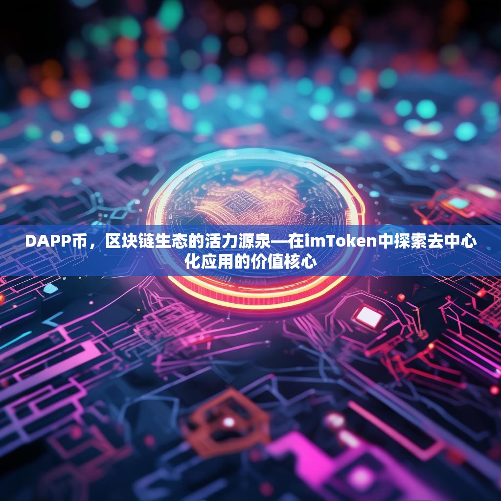 DAPP币，区块链生态的活力源泉—在imToken中探索去中心化应用的价值核心